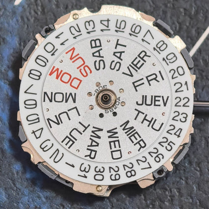 Japan Made 2S60 Quartz Movement Big Battery Double Calendar