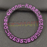 Black Background Pink Character Date Disk Date Wheel Overlay for NH35 NH36