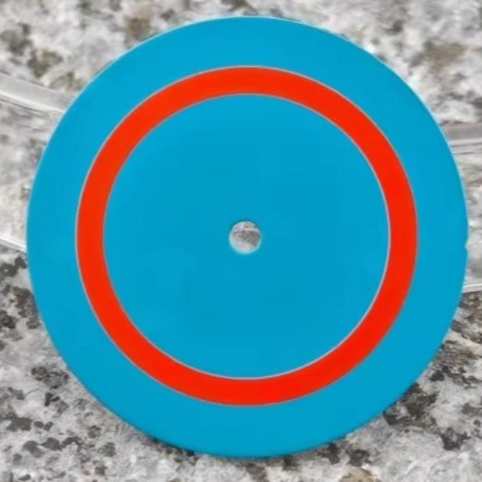 28.5mm Sky Blue+red Circle Watch Dial Fit for Miyota 8215 8200 Movement Watch Part