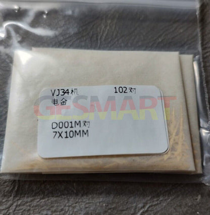 Silver and gold arrow-style watch hands set for Epson TMI VJ34 movement, precise accessory.