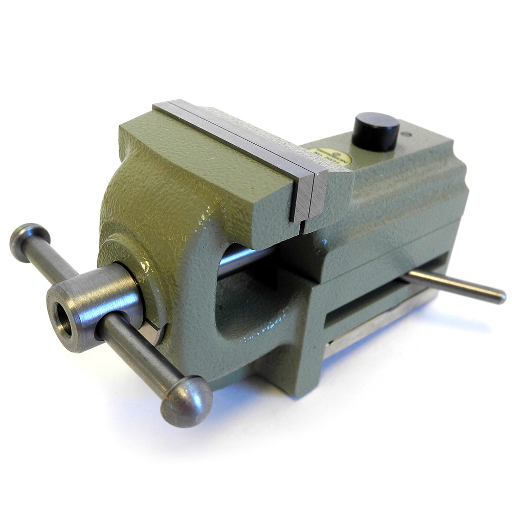 Bergeon 2021 watch vice with smooth parallel jaws for precise watch repair and adjustment.