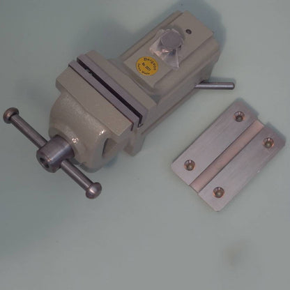 Bergeon 2021 watch vice with smooth parallel jaws for precise watch repair and adjustment tools.