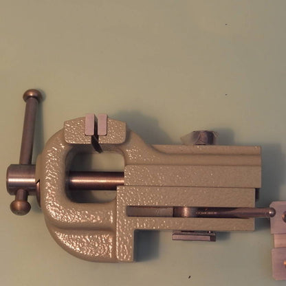 Bergeon 2021 watch vice with smooth parallel jaws for precise watch repair and adjustment.