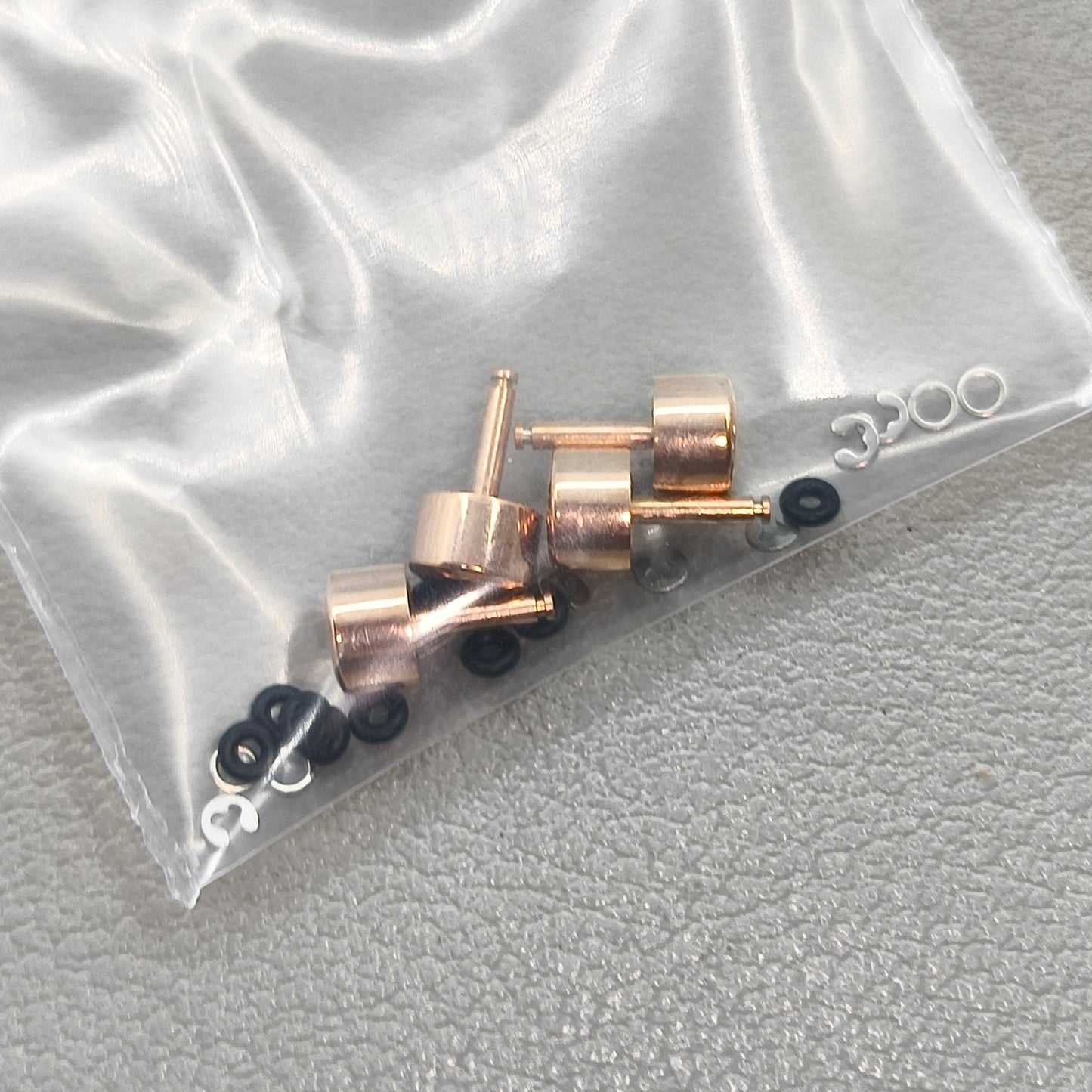 4 PIECES/Pack Rose Gold Push Buttons for Casio GA-2100 Waterproof Stainless Steel Buttons