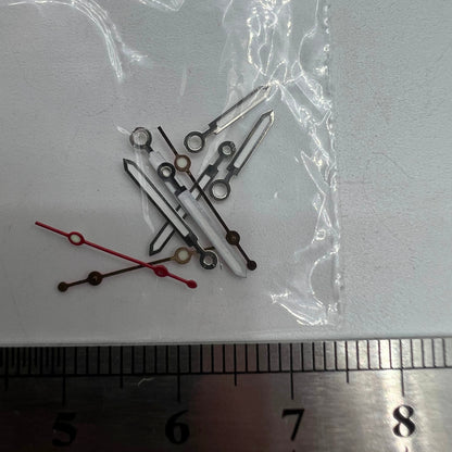 Luminous watch hands for Miyota 2035 movement, improving night-time readability in watch accessories.