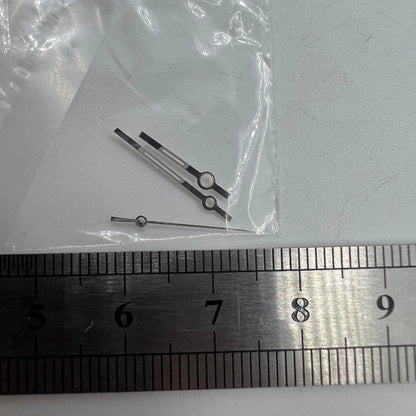 Luminous watch hands by Ronda for 5030.D quartz movement, improving readability and design.