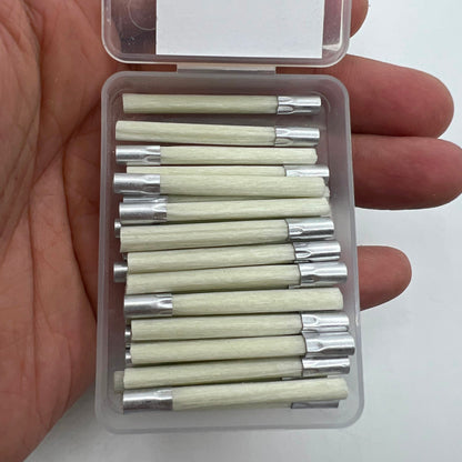 Bergeon 2834-S glass fibre scratch brush refills for watch accessory cleaning, pack of 5.  