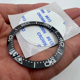 41.5mm/32.5mm Black Bezel White Font Ceramic Watch Bezel Insert Watch Parts