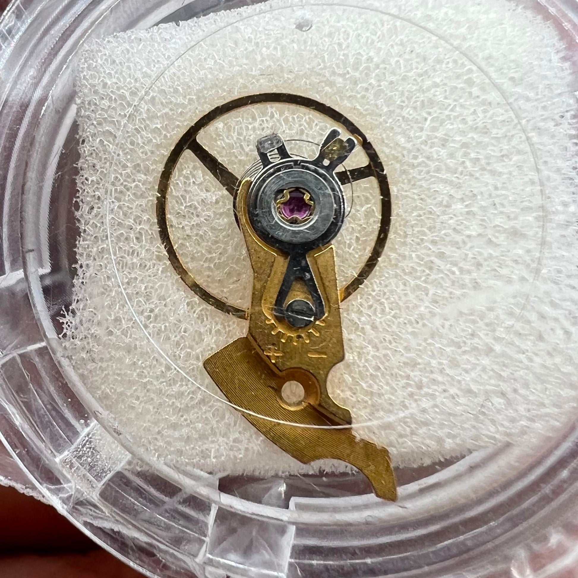 Golden balance wheel with splint for ETA2834 2836 2824 watch movement, precision fit.