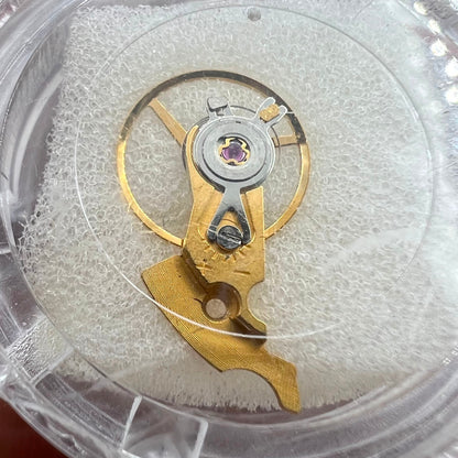 Golden complete balance wheel with splint for ETA2834 2836 2824 watch movements by Generic, precise timing component.