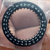 Arabic Character Disk Date Wheel Black Background for NH35 NH36 Movement