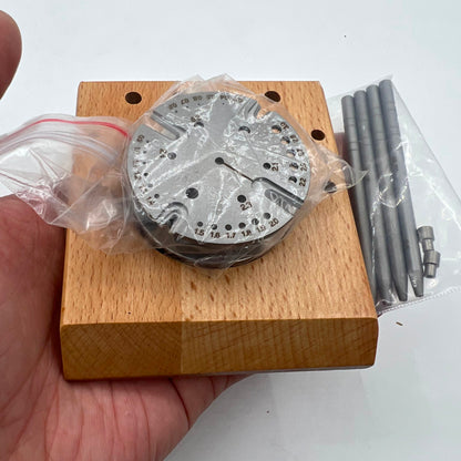 China-made watch balance staff remover tool with hairspring installer for precise watch repairs.