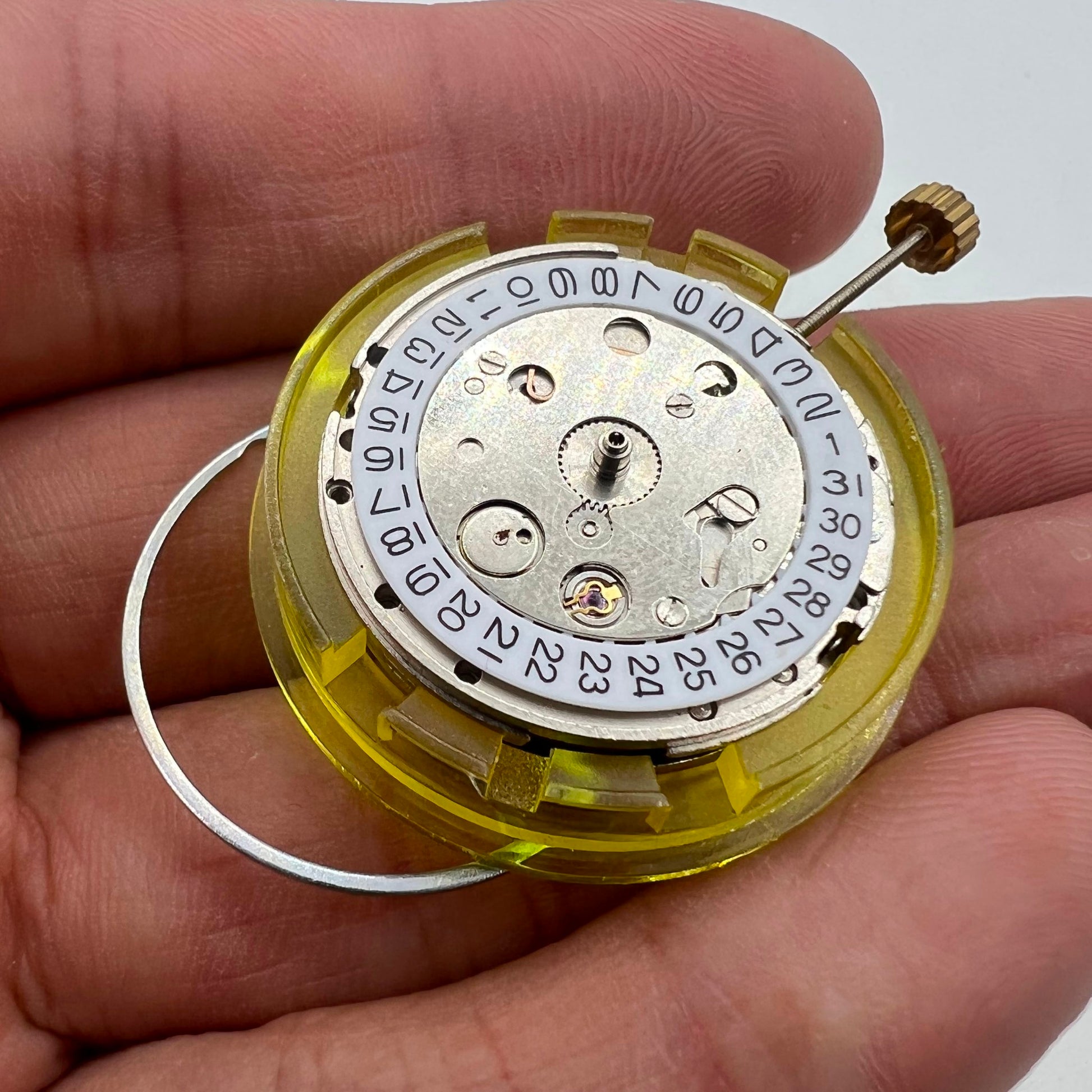 DG2813 Mingzhu 2813 automatic mechanical movement watch with 3 silver hands for precise timekeeping