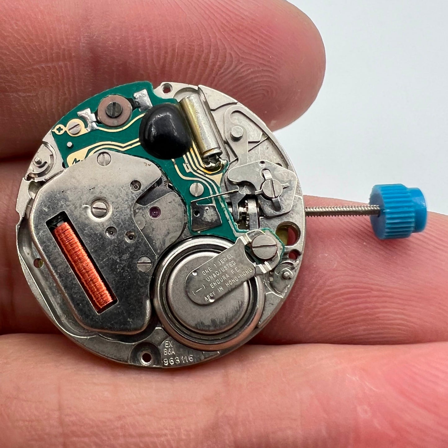 ETA 963.116 Swiss Made Quarzwerk Einzelkalender bei 3 Uhrenteilen