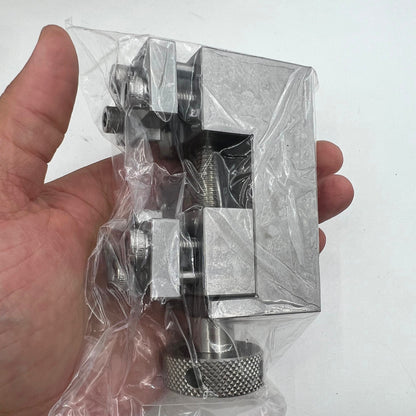 Oyster-style stainless steel link remover for easy and precise watch band adjustments