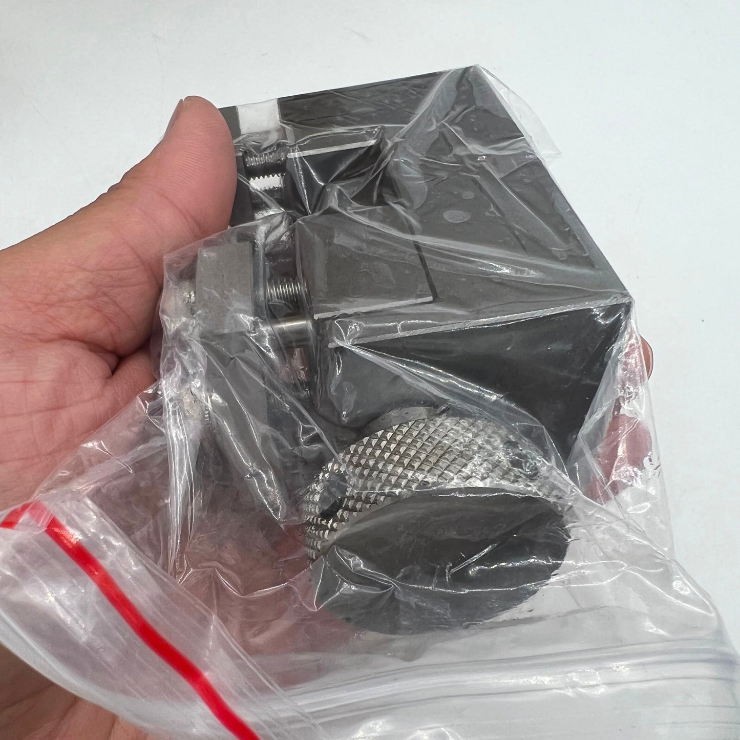 Oyster style stainless steel link remover tool for precise watch band adjustments