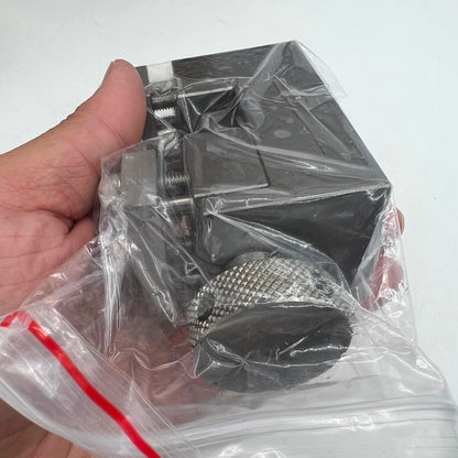 Oyster style stainless steel link remover tool for precise watch band adjustments