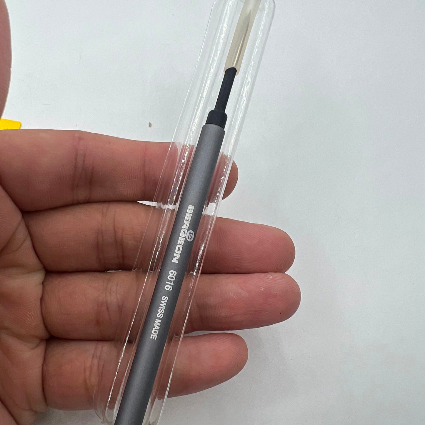 Bergeon 6016 watch hand remover tool for delicate extraction in professional watch repair.