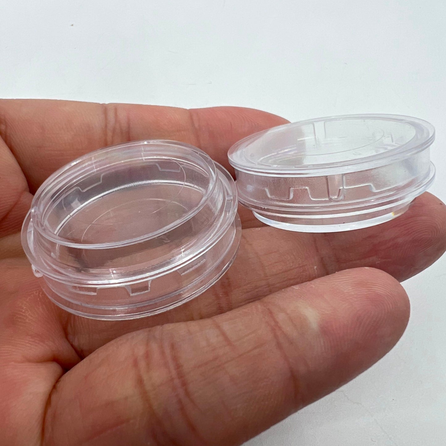 Boîtes de rangement en plastique pour mouvements de montres, grandes ou petites, 10/30/50 pièces