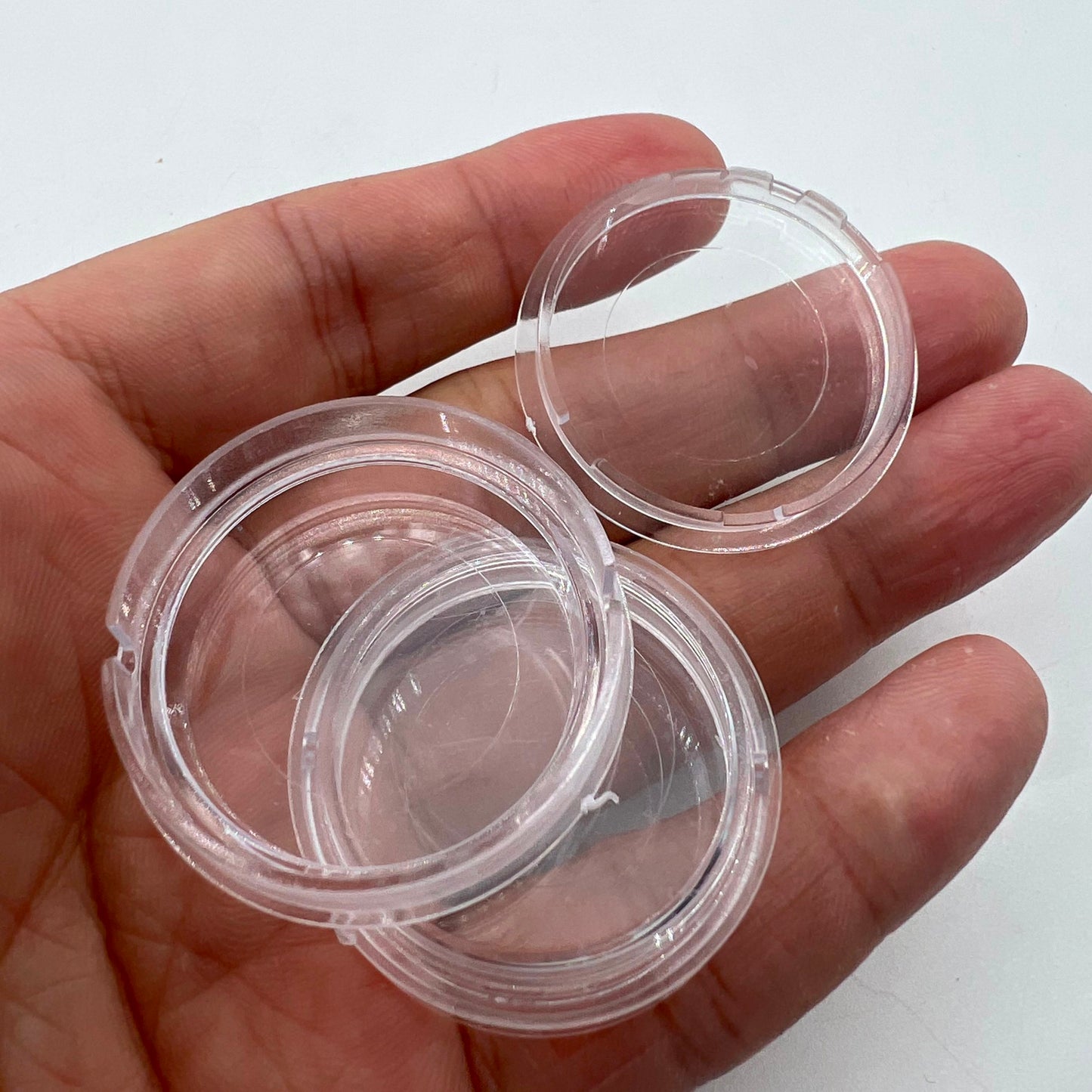 Boîtes de rangement en plastique pour mouvements de montres, 10/30/50 pièces, grandes/petites