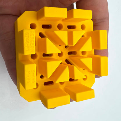 Bergeon 6744-P1-S flexible watch bracelet block holding Swiss Made watches securely during repairs