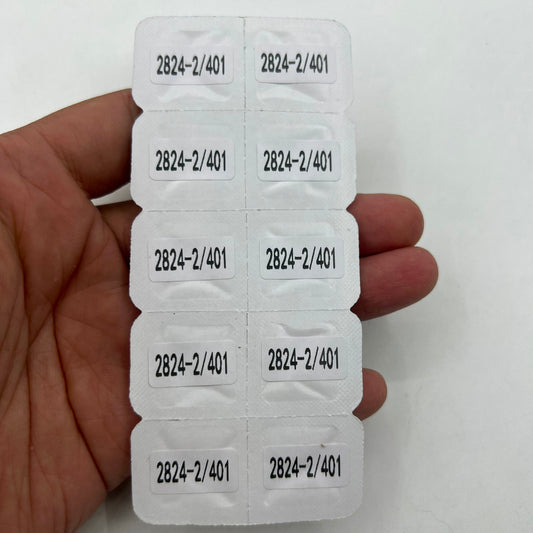 10PCS watch winding stems for ETA 2836-2, 2824-2, 2834-2 movements, precision parts for repair.