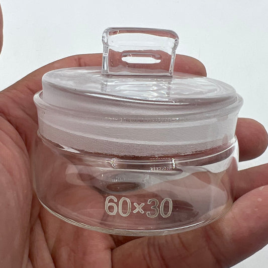 Tasse d'huile à essence sans poussière pour le lavage des boîtes de Petri en verre