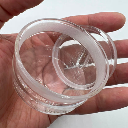 Tasse d'huile à essence sans poussière pour le lavage des boîtes de Petri en verre
