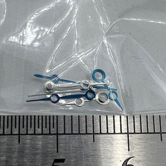 NO.1242 Blue Set of Watch Hands for Miyota 2035 Movement 12mm/10mm/7mm Length