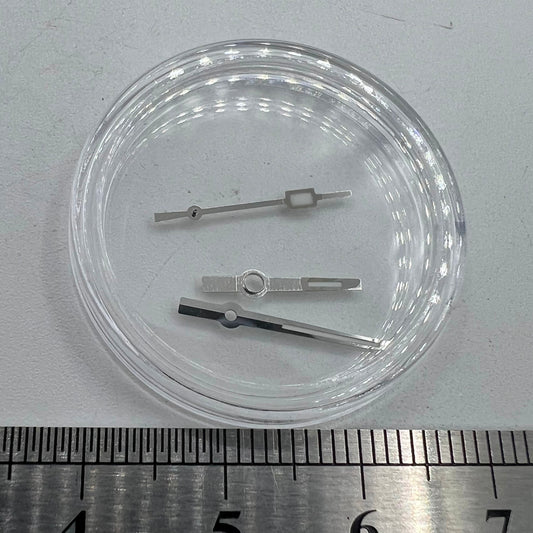 Green luminous watch hands for NH35A/NH36A movement, 8.5x12.5x13mm, ideal for watch repairs.