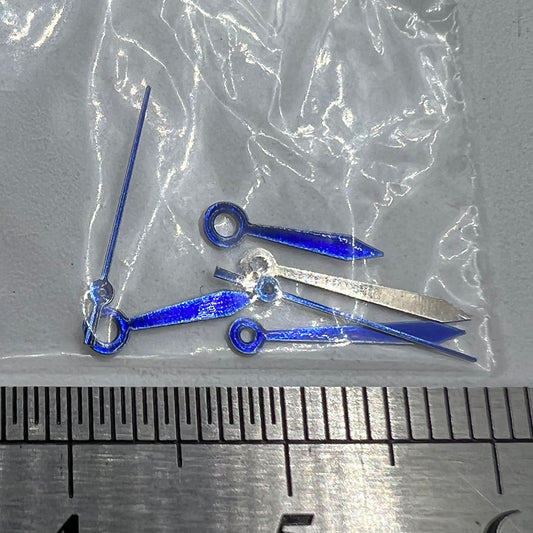 Aiguilles de montre bleues 11 mm en forme de flèche sans luminescence pour mouvement à quartz Miyota 2035 #11