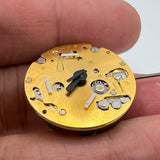 ISA 9232 Date at 3 Quartz Movement 3 Hands Golden