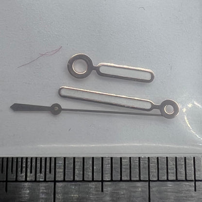 Watch Hands Sets Green Luminous Rose Golden Trim for NH35A/NH36A Movement BB12
