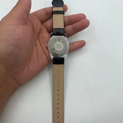 37mm Shanghai Factory 7120 men's manual mechanical watch with shock-resistant feature and classic design.