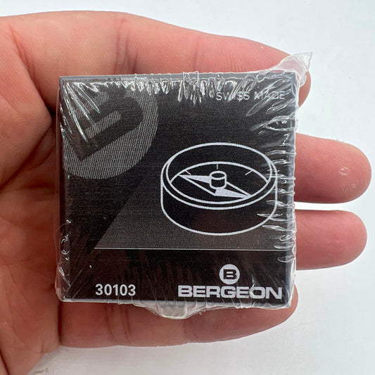 Swiss Bergeon 30103 Präzisionskompass in Hartholzbox Ø13mm, Magnetismuserkennung