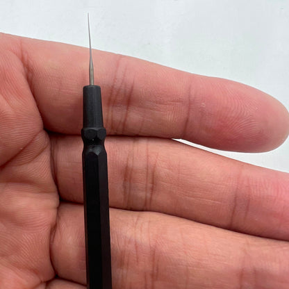 Bergeon 30102-N black watch dip oiler for precise watchmaking and repair tasks.