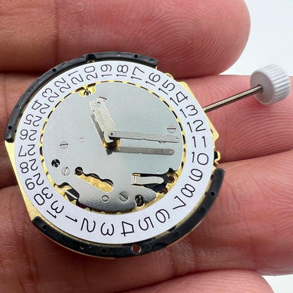 Ronda 3540D Swiss quartz watch movement with precise timekeeping for watch repairs and custom builds.