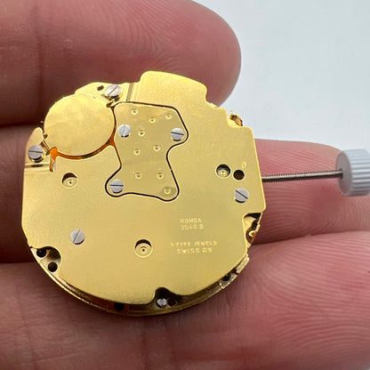 Ronda 3540D Swiss quartz movement by Ronda, precise timekeeping for watch repairs and custom watch builds.