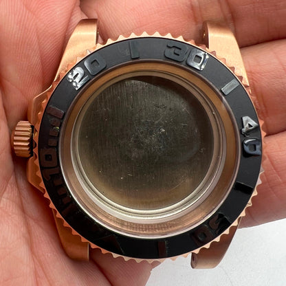 Boîtier de montre à miroir convexe durci pour mouvement NH35/NH36/NH39/NH38 