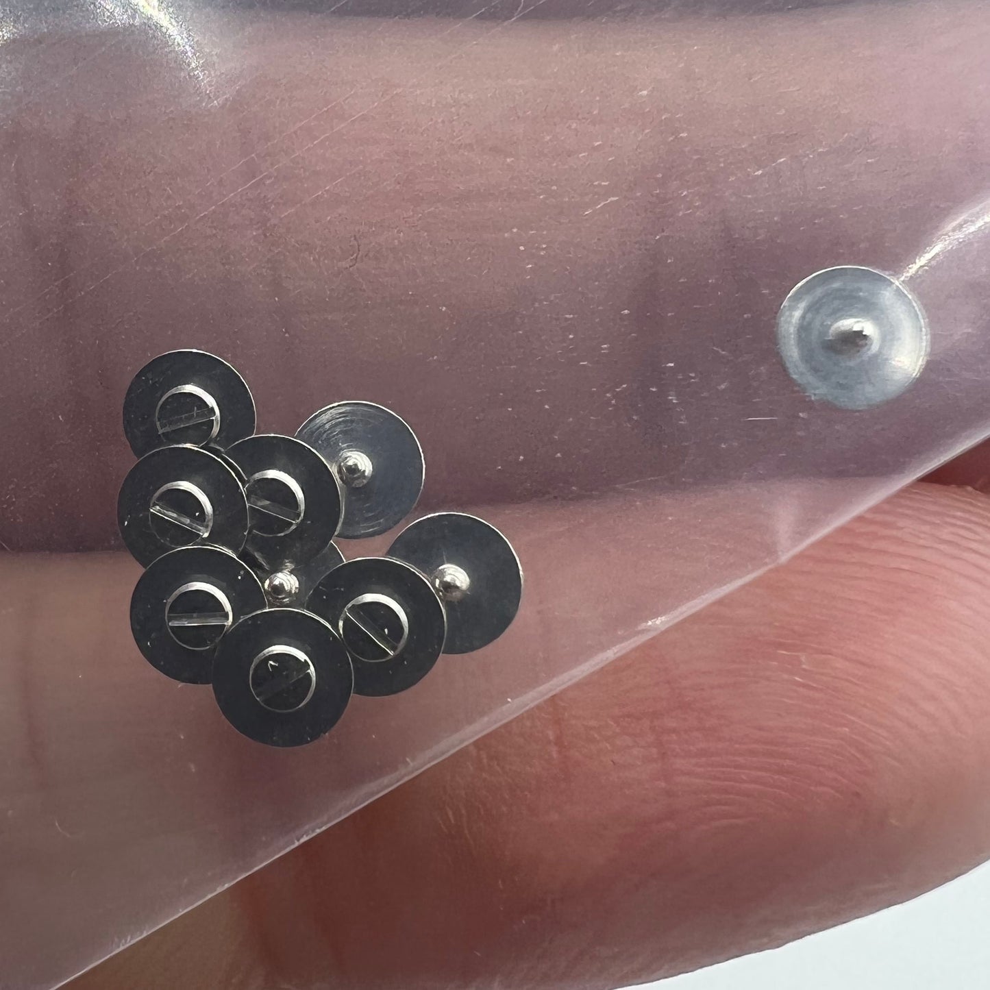 Crown wheel screw for ETA 2836-2 2824 movement, compatible watch accessory by Generic Fit.