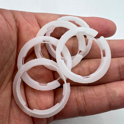 Plastic watch movement cushion mount 5.5mm height for ETA 2824/2836/2846/2879 models, precision fit.