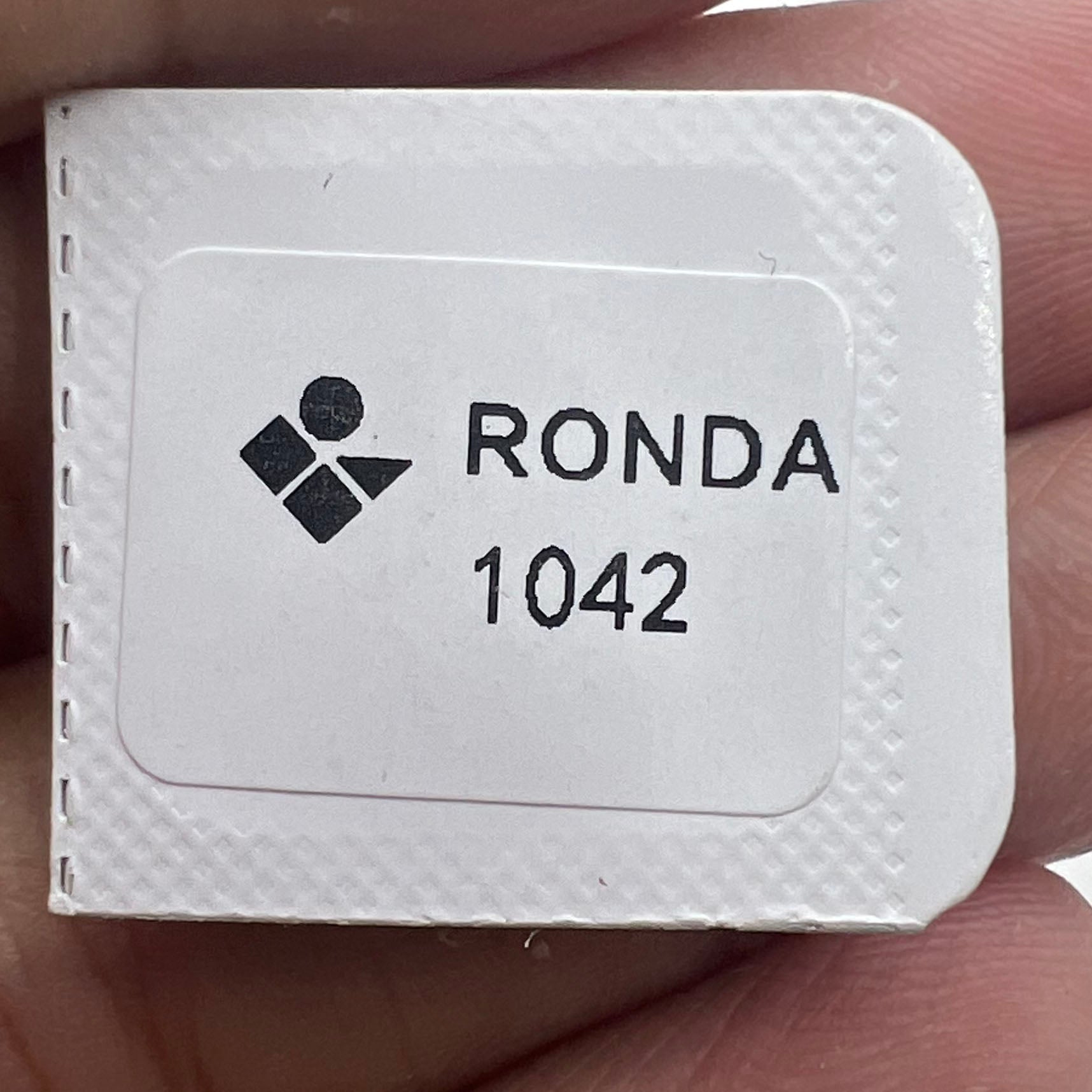 Circuit board for Ronda 1042 watch movement, compatible with various watch accessories.