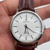 37mm China Baihua Manual Mechanical Watch 19 Jews Silver Dial Shock-Resistant