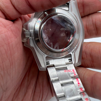 Transparent 40MM sapphire watch case and strap for NH35/NH36 movement, available in 22 colors.