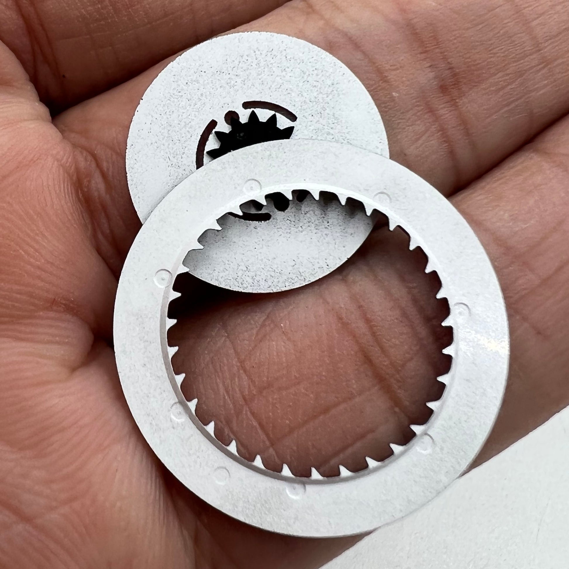 Roman and English font black date disk wheel for NH36 watch movement at 3.8 position accessory.