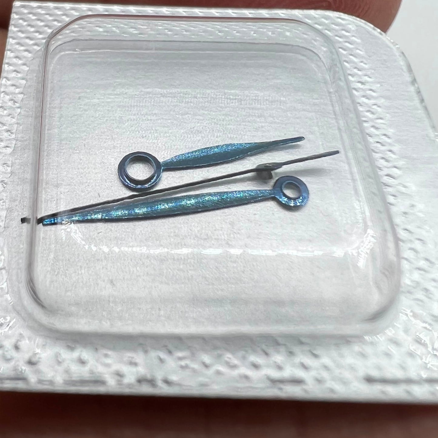 Blue baking finish watch hands, compatible with ETA 2892, 2824, 2836 movements, precise style and fit