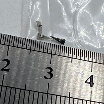 Aiguilles de montre lumineuses vertes argentées de 12 mm pour mouvement à quartz Miyota 0S20