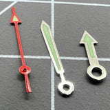 Arrow Shape Green Luminous Watch Hands Set for Miyota 2035 2115 2105 2305