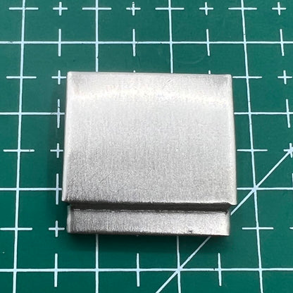 Set of 14 silver watch strap extenders with clasp, adjustable bracelet length.