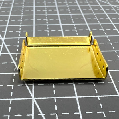 Set of 14 golden watch strap extenders with clasps, perfect for easy bracelet adjustments.